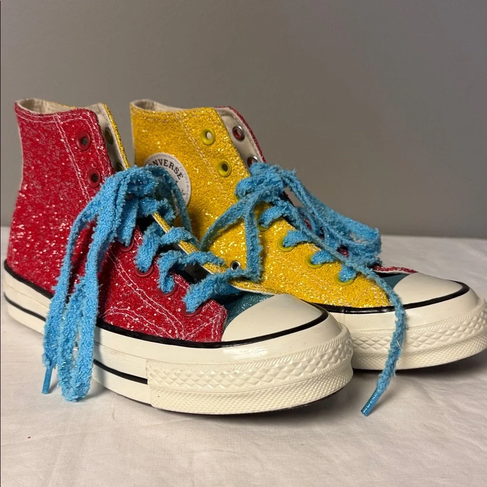 Converse x JW Anderson Chuck 70 Glitter Hi Men's 6 Women's 8 Barbados - Picture 3 of 7